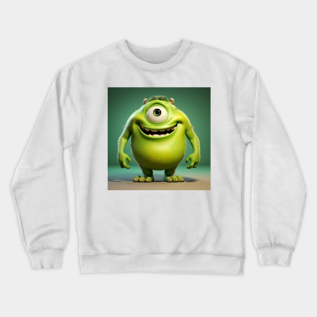 Fat Monster Crewneck Sweatshirt by LED Graphix